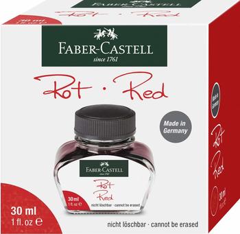 Faber-Castell Tintenglas 30ml Tinte rot (148704)