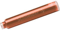 Schneider 166116, Schneider Pastell Tintenpatronen f&uuml;r F&uuml;ller apricot 6 St.