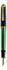 Pelikan Füller Souverän M400 Feder M schwarz/grün 14-Karat Bicolor-Goldfeder