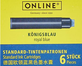 Online Füllerpatronen königsblau 6-Stk. (OR/17012)