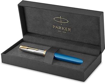 Parker 51 Premium Turquoise G.C. 2169079 Edelharz türkis vergoldet Feder M