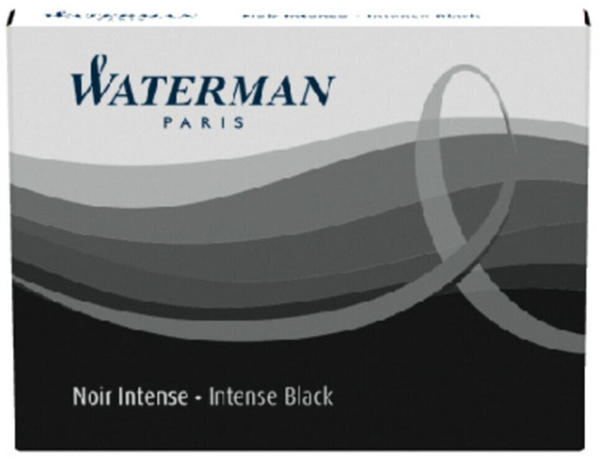 Waterman Füllerpatronen International schwarz Intense Black 6-Stk. (S0110940)