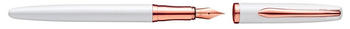 Pelikan Jazz Noble Elegance P36 Feder M Links- und Rechtshänder Metall weiß/rosé (821681)