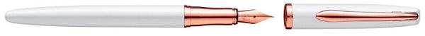 Pelikan Jazz Noble Elegance P36 Feder M Links- und Rechtshänder Metall weiß/rosé (821681)