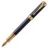 Blue Chevron G.C. Edelstahlgehäuse Lack blau 18-Karat-Goldfeder M (1931370): Parker Duofold Prestige Füller