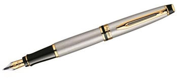 Waterman Expert Metallic G.C. Feder F Edelstahl satiniert silber vergoldet (S0951940)
