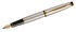 Waterman Expert Metallic G.C. Feder F Edelstahl satiniert silber vergoldet (S0951940)