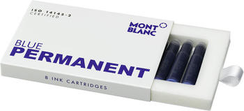 Montblanc Tintenpatronen, Permanent Blue, 8er-Pack (MB128208)