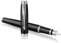 Parker 1931651, PARKER IM Black Lacquer Patronenf&uuml;ller schwarz M (mittel), 1 St.