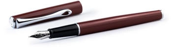 Diplomat Füllhalter Traveller dark red M