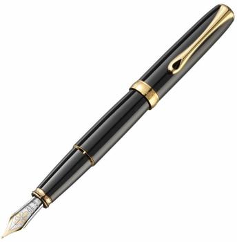 Diplomat Füllhalter Excellence A2 lack schwarz vergoldet 14 KT F Diplomat Füllhalter Excellence A2 lack schwarz vergoldet 14 KT F