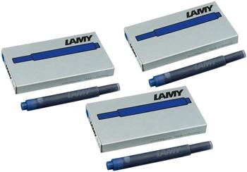 Lamy T10 Tintenpatronen für Füller blau 3x5 Stück (1238202)
