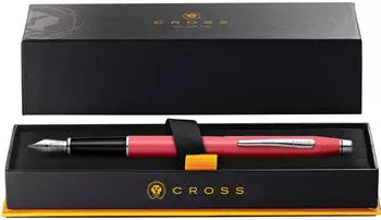 Cross Classic Century F&uuml;llfederhalter Korallenrot-Lack M-Feder Chrombeschl&auml;ge (AT0086-127MS)