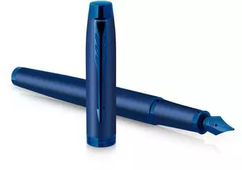 Parker IM Monochrome F&uuml;llfederhalter, Blau, feine Feder (2172963)