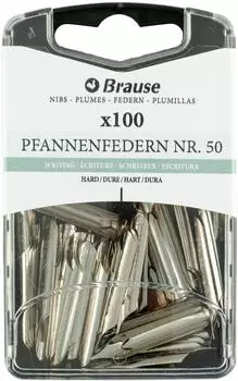 Brause Pfannenfeder 50B Schreibfedern 0.45mm, 100er-Pack (EXA-B50-100PK)
