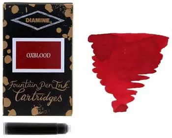 Diamine Oxblood Füllfederhalter-Tintenpatronen (700987829594)