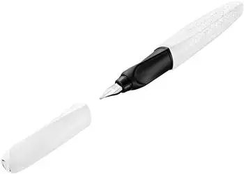 Pelikan Füller Twist structure White P457, Feder M, Links- und Rechtshänder, aus Kunststoff, weiß