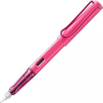 Lamy Safari F&uuml;llhalter Stahlfeder - M neonpink