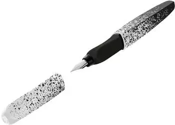 Pelikan F&uuml;ller Twist Color Edition P457, Feder M, f&uuml;r Links- und Rechtsh&auml;nder, aus Kunststoff, schwarz/wei&szlig;