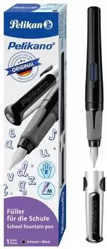 Pelikan F&uuml;ller o Original, Feder M, f&uuml;r Rechtsh&auml;nder, aus Kunststoff, schwarz