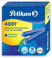 Pelikan Tintenpatrone 4001 GTP18 K-Blau i.Schuber