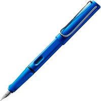 Lamy F&uuml;ller safari 014 blue, Feder M, Links- & Rechtsh&auml;nder, aus ASA-Kunststoff,