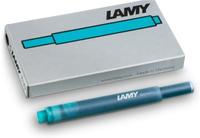 Lamy 1202741, LAMY T10 Tintenpatronen f&uuml;r F&uuml;ller t&uuml;rkis 5 St.
