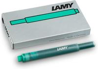 Lamy 1211478, LAMY Tintenpatronen f&uuml;r F&uuml;ller T10 gr&uuml;n, 5 St.