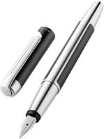 Pelikan Pura P40, Anthrazit, Silber, Kartuschenf&uuml;llsystem, Aluminium, Edelstahl,