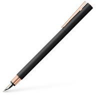 Faber-Castell F&uuml;ller NEO Slim Schwarz, rosegoldfarben M