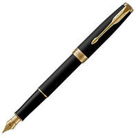 Parker 1931517, Parker Sonnet F&uuml;ller | Matt-Schwarze Lackierung mit Goldzierteilen 