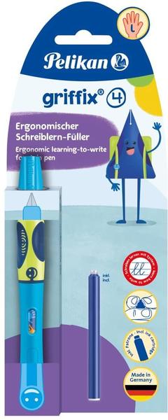 Pelikan Griffix Füller Linkshänder Neon Fresh Blue (820370)