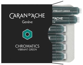 Caran d'Ache Tintenpatronen Chromatics Vibrant Green (8021210)