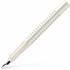 F (fein), weiß: Faber-Castell Grip 2010 Füller