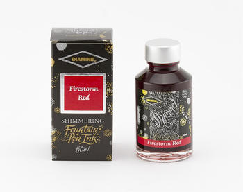 Diamine Tintenfass Shimmering Firestorm red 50mL (DIA1512)