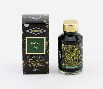 Diamine Tintenfass Shimmering Golden Ivy 50mL (DIA1531)