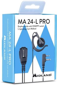 Midland MA 24-L Pro Headset/Sprechgarnitur Mikrofon mit Ohrhörer (C1525)