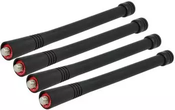 vhbw Funkgerät-Antenne 15,5cm, schwarz, 4er-Set (183501441)