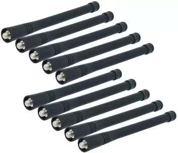vhbw Ersatzantenne NAD6502AR 15,1cm schwarz, 10er-Pack (183520016-8)