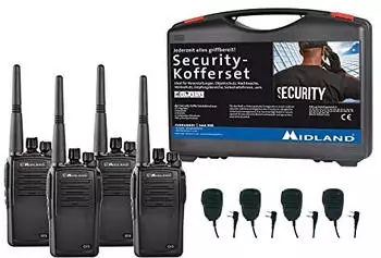 Midland G15 S3 Business PMR Security-Koffer 4er Set