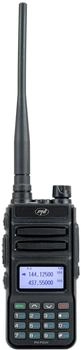 PNI Tragbares VHF/UHF Dualband-Funkgerät, 144-146MHz / 430-440MHz, 999CH, mit 1500 mAh Akku (P15UV)