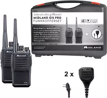 Midland G15 Pro NC 2er Baustellen Kofferset (C1127.S6)