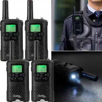 Casativo PMR-Funkgerät mit VOX 4er-Set (CH7361)