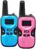 Denver Walkie-Talkie-Set für Kinder, 2-teilig, blau/pink (WTK-441)