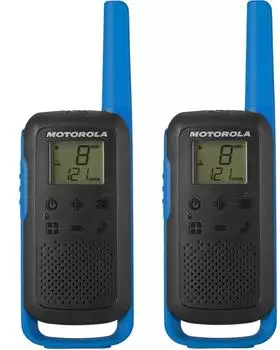 Motorola TALKABOUT T62 Twin Pack Walkie-Talkie, blau