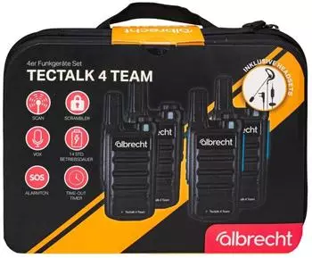 Albrecht Tectalk 4 Team 4er Kofferset