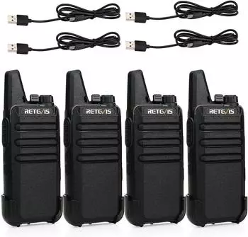Retevis RT622 4-Pack schwarz