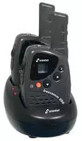 Stabo Elektronik Freecomm PMR-446 Funkhandy bis 5 km Reichweite, 200 Set schwarz
