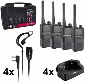 Albrecht Tectalk Worker 3 4er Set