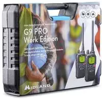 Midland C1385.04, Midland G9 Pro 2er Kofferset C1385.04 PMR-Funkger&auml;t 2er Set